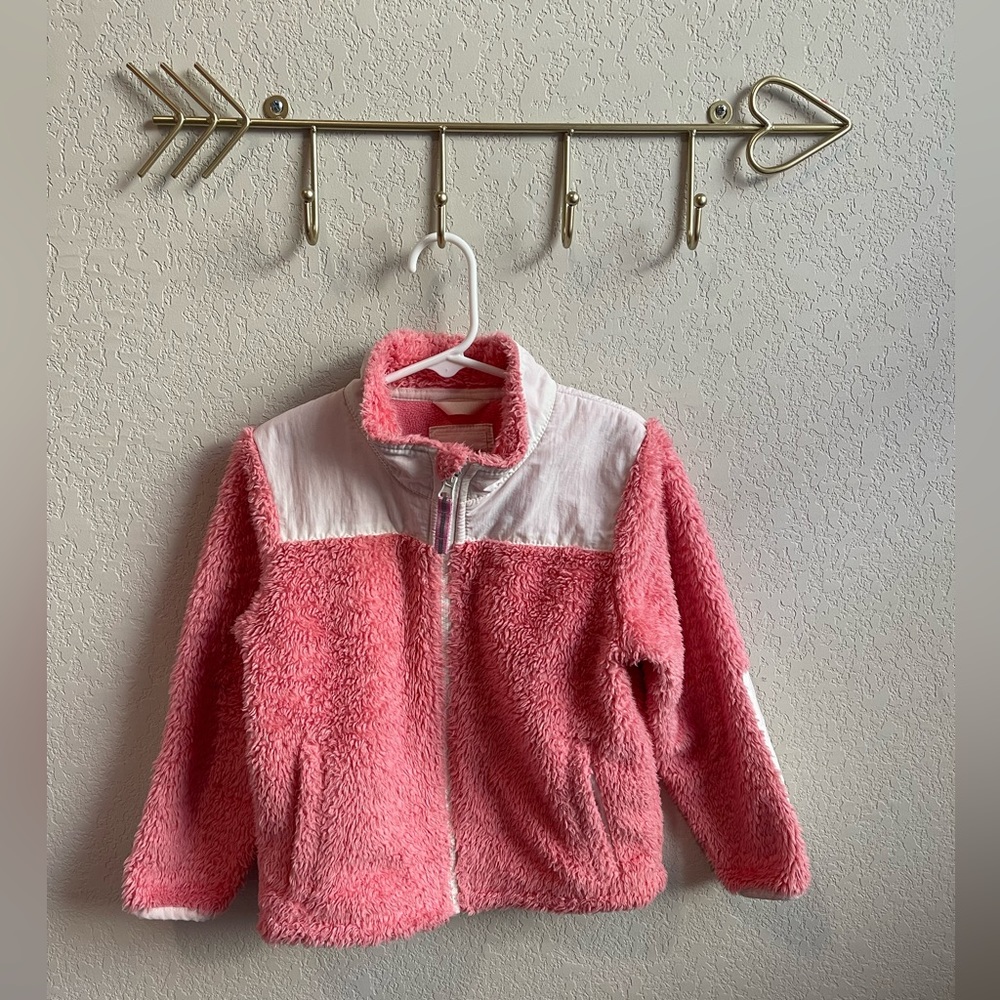 Cat and Jack fleece zip up jacket. Size 5T